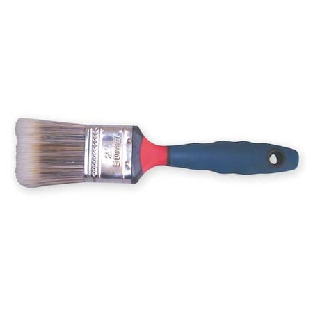 2" Flat Sash Firm, Synthetic Bristle, Paint Brush, Rubber Handle