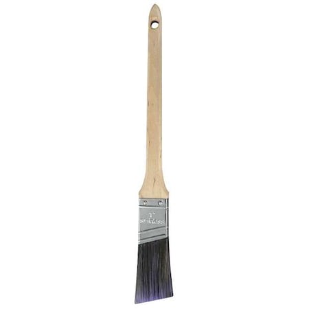 1" Angle Sash Firm, Polyester Bristle, Paint Brush, Sealed Wood Handle