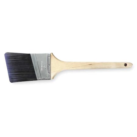2-1/2" Angle Sash Firm, Polyester Bristle, Paint Brush, Sealed Wood Handle