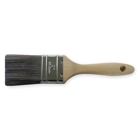 2" Flat Sash Firm, Polyester Bristle, Paint Brush, Sealed Wood Handle
