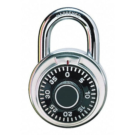 Combination Padlock, Center, Silver