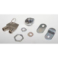 Pin Tumbler Keyed Cam Lock, Chrome, 13/64 in For Door Thickness, 2 Number of Keys