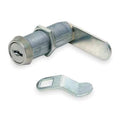 Disc Tumbler Keyed Cam Lock, Stainless steel, 1 17/32 in For Door Thickness, 2 Number of Keys
