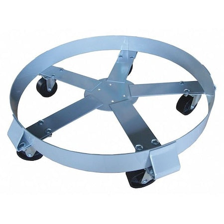 Drum Dolly, 1400 lb., 6-1/2 In H, 55 gal.