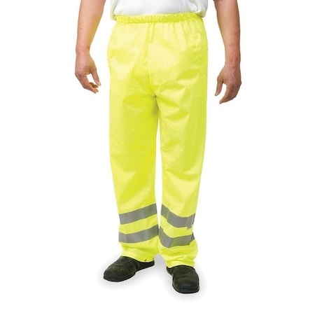 Safety Over Pants, Lime, Size 40 to 44x33