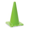 Traffic Cone, Polyethylene, Non-Reflective, 18 in Height, 1.5 lb, Green