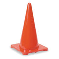 Traffic Cone, Polyethylene, Non-Reflective, 18 in Height, 1.5 lb, Red