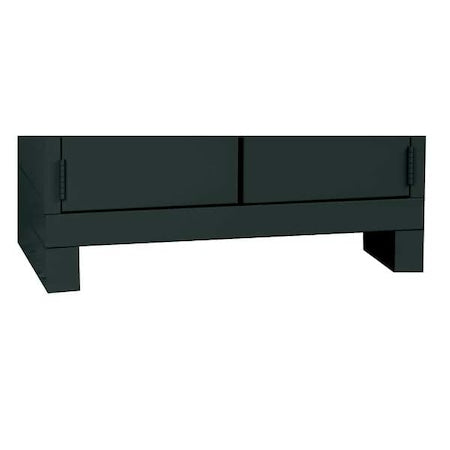 Cabinet Leg Kits, Gray, Steel, BakedEnamel