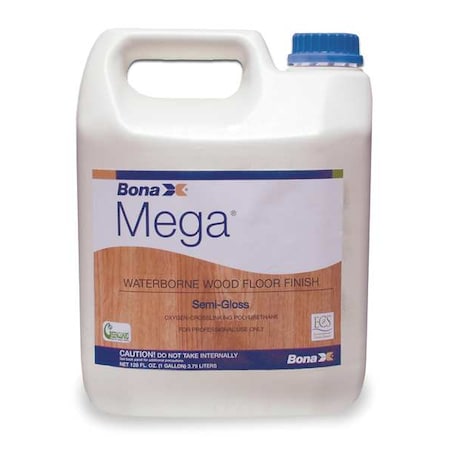 Floor Finish, Semi-Gloss, 1 gal., 2 to 3 hr