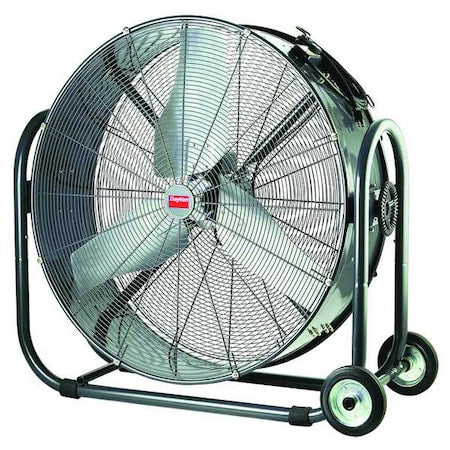 Standard Duty Industrial Fan, 36 in Blade Dia, Non-Oscillating, 115VAC, 8350/12250 CFM