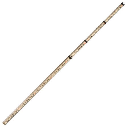 Telescoping Leveling Rod, Aluminum, 16 ft.