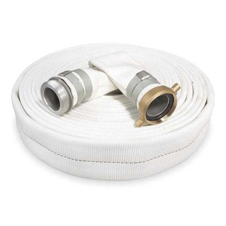 3" ID x 50 ft Rubber Water Discharge Hose 125 PSI WT