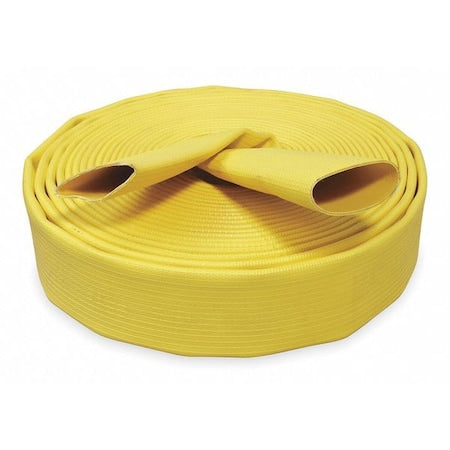 1-1/2" ID x 100 ft Water Discharge Hose 250 PSI YL