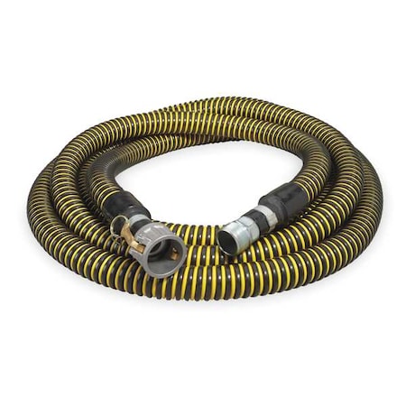3" ID x 20 ft PE Discharge & Suction Hose BK/YL