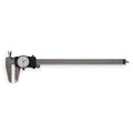 Dial Caliper, 12 In, 0.200/Rev, White Face