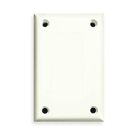 Blank Wall Plates and Covers, Number of Gangs: 1 Polycarbonate and Nylon Blend, Textured Finish