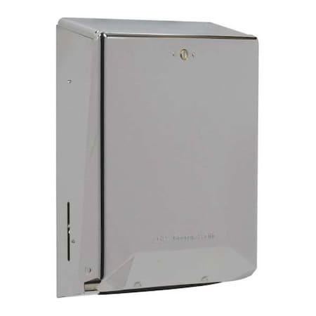 15""H x 11-1/4""W, Multifold Dispenser, Chrome