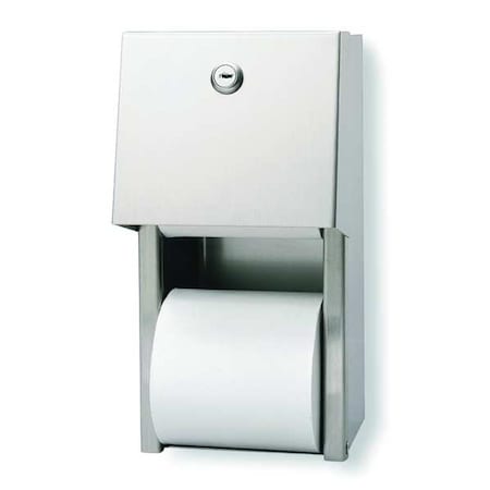 Toilet Paper Disp, (2) Rolls, SS, 57893