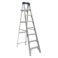 8 ft Aluminum Stepladder, 250 lb Capacity