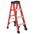 4 ft Fiberglass Stepladder, 375 lb Capacity
