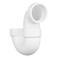 PVC, White Finish, P-Trap with Solvent Weld Joint
