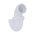 PVC, White Finish, P-Trap with Union