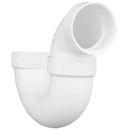PVC, White Finish, P-Trap with Solvent Weld Joint