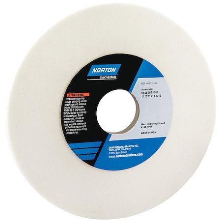 Grinding Wheel, T1, 6x1/4x1.25, AO, 80G, PK5