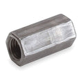 Coupling Nut, 1/2", Steel, Electrogalvanized, 1-3/4 in Lg