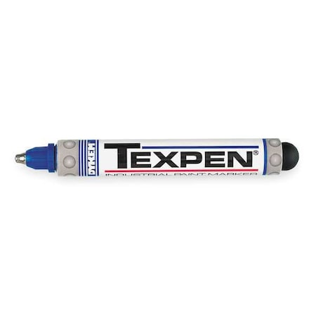 Industrial Marker, Medium Tip, Blue Color Family, Ink