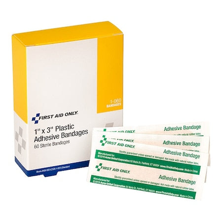 Bandage, Beige, Plastic, 60PK