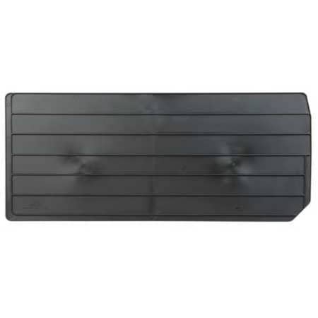 Plastic Divider, Black, 25 3/4 in L, 11 in H