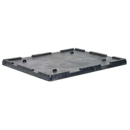 Black Plastic Bulk Container Lid