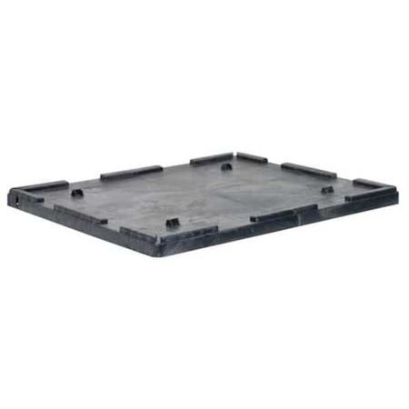 Black Plastic Bulk Container Lid