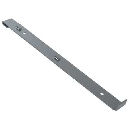 Gray Steel Hanging Straps, 1 in W, 10 7/8 in H