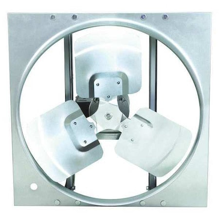 Exhaust Fan, 24In Bl, Aluminum, 115/230V