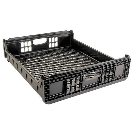 Stackable Bread Tray, Black, Plastic