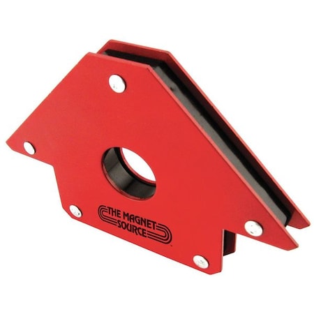 Welding Angle, Mag, 6-1/8In L, Steel, Red