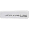 Magnetic Label Holder, 1 x 4 In, PK100