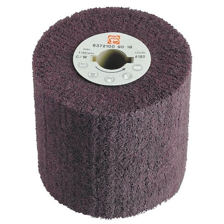 Fleece Wheel, 4 In, 180Grit, Fine, For10F050