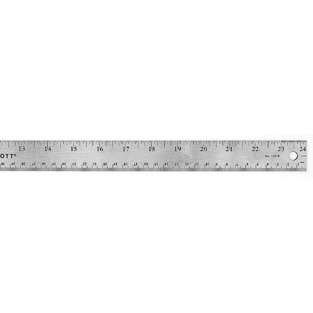 Ruler, 24", Stainless Steel