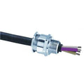 Cable Connector,3/4 In,Straight,Silver