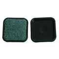 Furniture Caster Cups, Square, 2-1/2", PK4