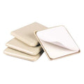 Furniture Glides, SelfStick, Sq, 2-1/2", PK4