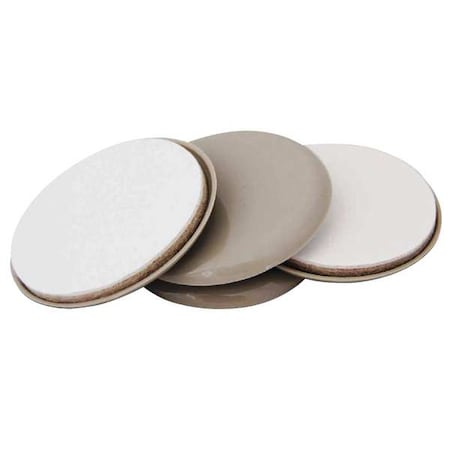Furn. Glide, SelfStick, Round, 1-11/16", PK4
