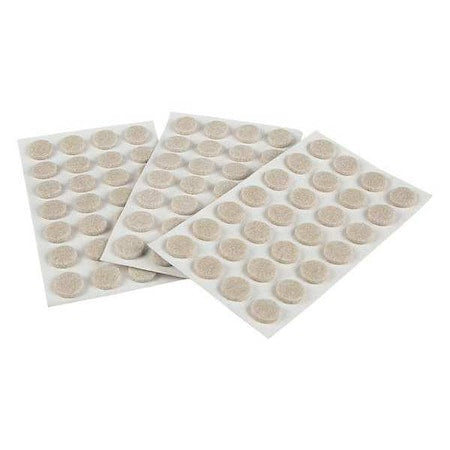 Felt Pads, Self-Stick, Round, 3/8", PK84