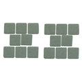 Felt Pads, Self-Stick, Square, 1", PK16