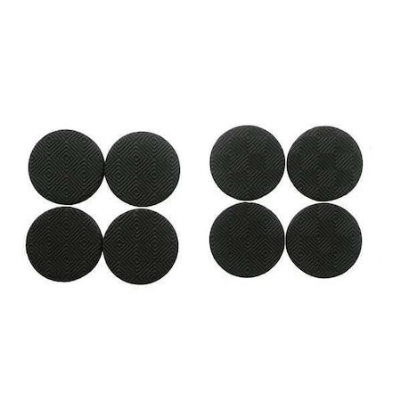 Gripper Pads, Self-Stick, Round, 1-1/2", PK8