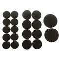 Felt Pads, SelfStick, Round, 3/4", 1", 1-1/2"