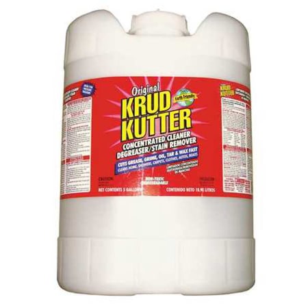 Cleaner/Degreaser Stain Remover, Jug, 5 gal, Concentrated, Water Based, Non Toxic